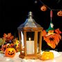 Decorative Lantern Candle Holder With Glass Panels, thumbnail 2 of 6