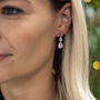 Sparkle And Shine Drop Earrings, thumbnail 5 of 6