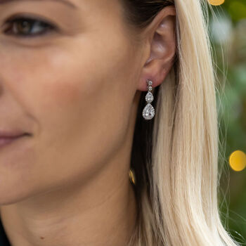 Sparkle And Shine Drop Earrings, 5 of 6