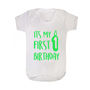 'It's My 1st Birthday' Baby Grow Vest / T Shirt, thumbnail 9 of 10
