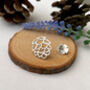 Sterling Silver Pine Cone Pin Brooch, thumbnail 6 of 10