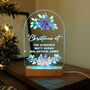 Personalised Christmas Flower Changing Colours Light, thumbnail 1 of 6