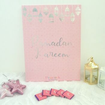 Ramadan Chocolate Countdown Calendar Pink And Glitter, 2 of 2