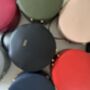 Personalised Leather Round Bag, thumbnail 3 of 12