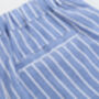 Edward Blue Stripe Shorts, thumbnail 6 of 8