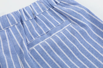 Edward Blue Stripe Shorts, 6 of 8