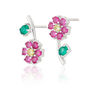Mismatched Flower Stud Earrings, thumbnail 2 of 5