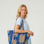 Serendipity Shoulder Bag Blue Tibetan Tiger, thumbnail 1 of 5