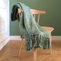 Marble Green Throw, thumbnail 1 of 3