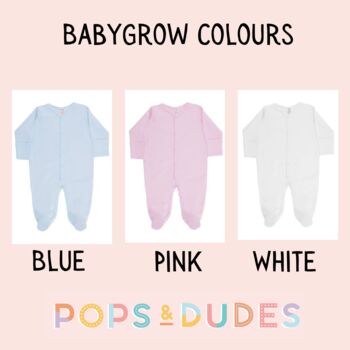 Create Your Own: Babygrow With Custom Text, 3 of 12