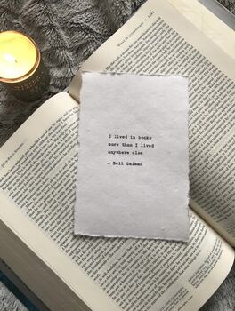 A6 Personalised Custom 1930's Typewriter Print, 3 of 5
