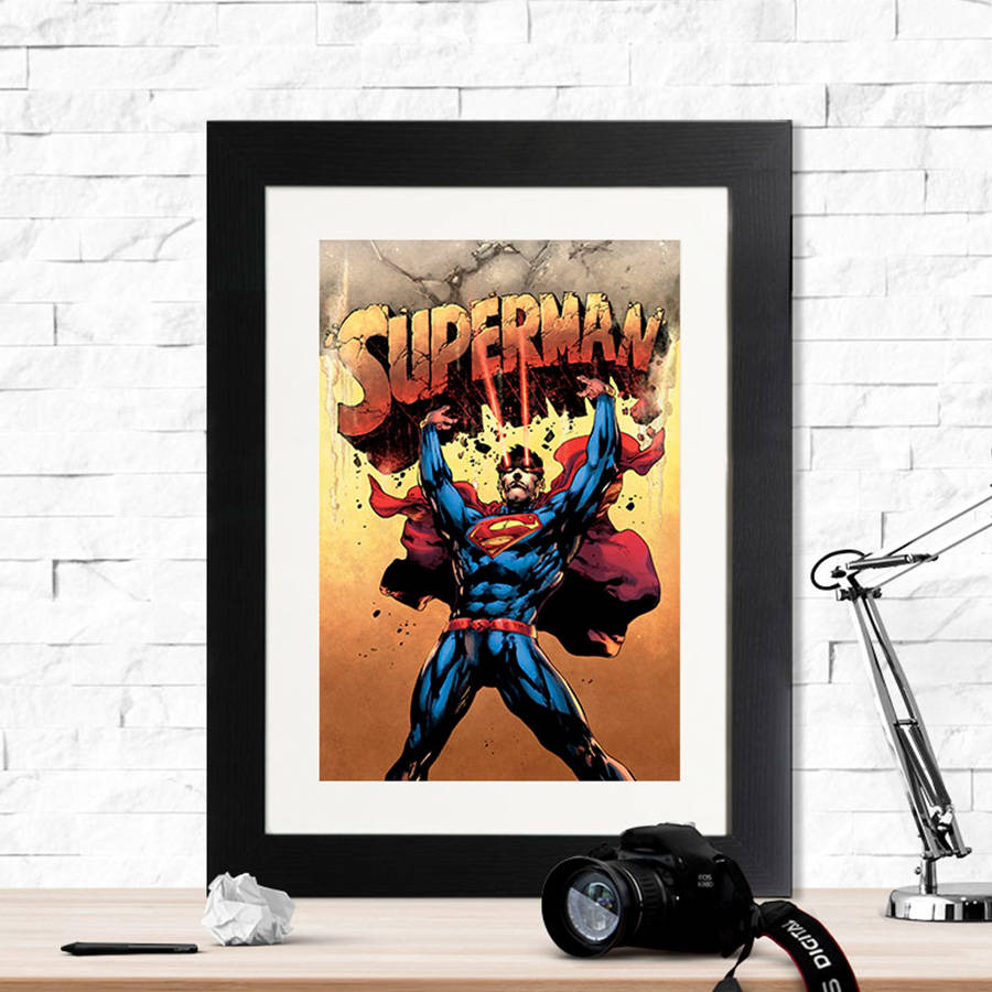 Download Superman Solar Flare Retro Print By Instajunction ...