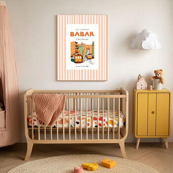 Babar In San Francisco Nursery Art Print, 4 of 4