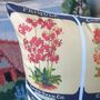 Vintage Flower Seed Print Decorative Cushion, thumbnail 3 of 8