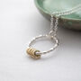 40th Gold And Silver Birthday Necklace, thumbnail 8 of 10