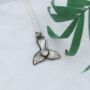 Kaikoura Whale Tail Moonstone Pendant, thumbnail 2 of 10