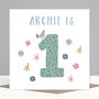 Personalised 1st Birthday Card For Girl Or Boy, thumbnail 2 of 2