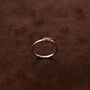 Ruby Red Birthstone Ring, Customisable Rings, Engraved Jewellery, thumbnail 3 of 10