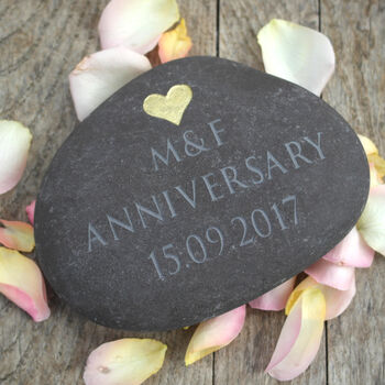 Personalised Engagement Pebble, 2 of 4