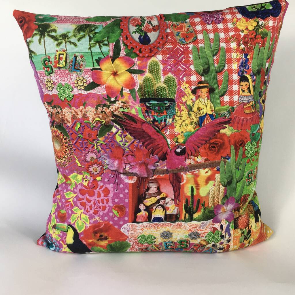 Mexican Summer Cushion Cover By Twentysevenpalms
