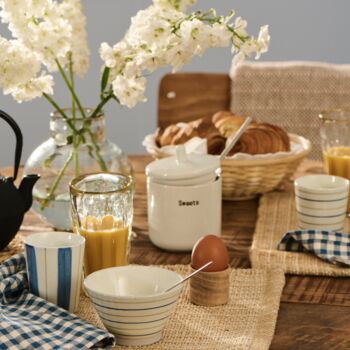 Set Of Four Wooden Egg Cups, 2 of 3