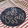 Jingle All The Way Red Striped Ladies Crew Top, thumbnail 4 of 4