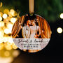 First Christmas Married Personalised Photo Bauble, thumbnail 8 of 11