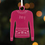 Personalised Jumper Christmas Decoration, thumbnail 2 of 3