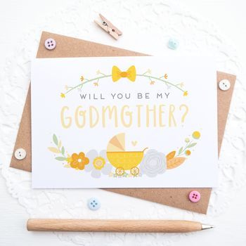 Will You Be My Godmother? Card, 7 of 12