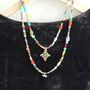 Beaded Necklace With Ethiopian Cross, thumbnail 6 of 9