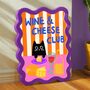 Wine And Cheese Club Print, thumbnail 1 of 5