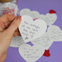 Reasons Why I Love You Glass Jar And Paper Hearts, thumbnail 4 of 9