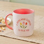 Tulip Flower Mug Mothers Day Gift For Mum, thumbnail 1 of 7