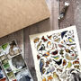 Gardens Wildlife Of Britain Watercolour Postcard, thumbnail 3 of 11