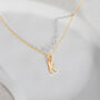 Vermeil Gold Initial Necklace, thumbnail 3 of 10