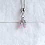 Baby Girl Shoes Charm 925 Silver Baby Shower Gift, thumbnail 2 of 6
