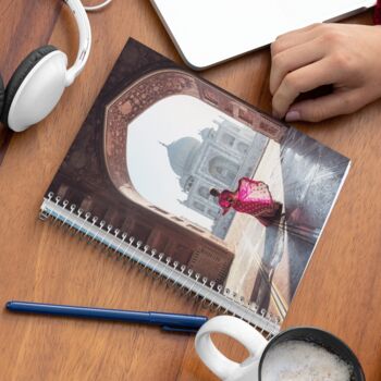 A5 Spiral Notebook Featuring The Taj Mahal, 2 of 2