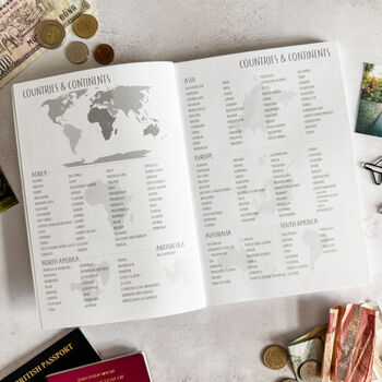 Personalised Travel Journal Book | Gift For Adventurers, 7 of 11