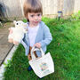 Personalised Easter Bunny Mini Tote Bag, thumbnail 3 of 7