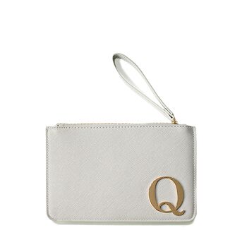 Personalised Gold Letter Clutch Bag, 4 of 5