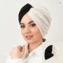 Chemo Headwear Pre Tied Headscarves Cancer Turban Headwrap Duo Colours, thumbnail 2 of 10