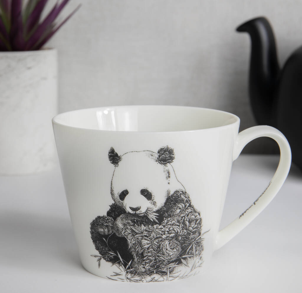 Fine China Panda Mug By The Alphabet Gift Shop