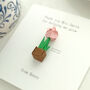 Personalised Teacher Thank You Origami Plant Card, thumbnail 8 of 8