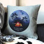 Personalised Family Campers Cushion, thumbnail 1 of 4