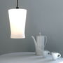Waisted Flat Top Glass Lampshade, thumbnail 1 of 6
