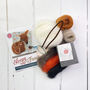 Sleepy Fawn Needle Felting Craft Kit, thumbnail 4 of 4