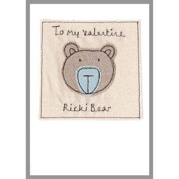 Personalised Bear 1st Or Any Birthday Card For Girl, 11 of 11
