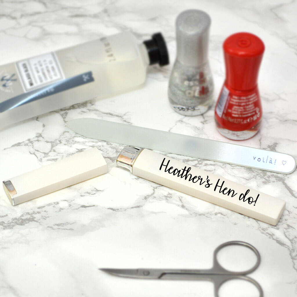 Personalised Nail File Gift By