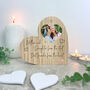 Personalised Mother And Daughter/Son Best Friends Photo Wooden Heart, thumbnail 2 of 7