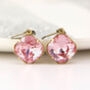 Earrings Made With Swarovski Cushion Crystals, thumbnail 1 of 8